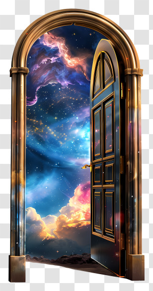 Door - Cosmic Door To The Universe Transparent PNG