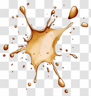 Coffee Stain - Coffee Splash Illustration Transparent PNG