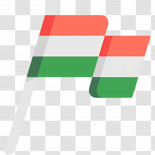 India Flag - Red, White, And Green Flag Transparent PNG