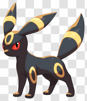 Pokemon Umbreon - Umbreon Pokemon Character Transparent PNG