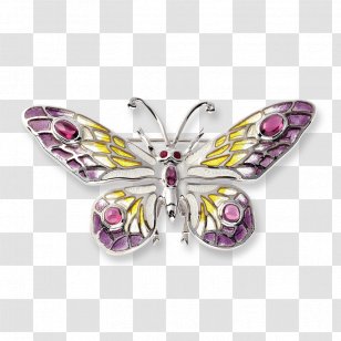 Brooch Rhodolite Jewellery Ruby Silver - Purple PatternPurple Background Transparent PNG