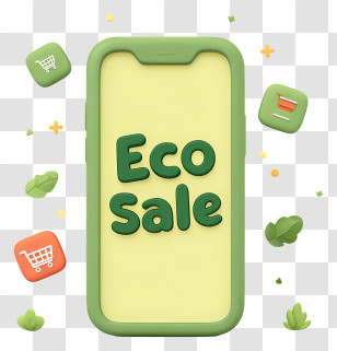 Eco Sale - Eco Sale Smartphone Icon Transparent PNG