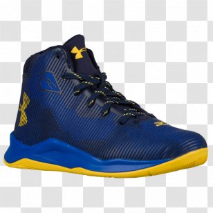 steph curry blue and yellow shoes