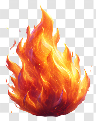Fire - Fiery Burning Flame Illustration Transparent PNG