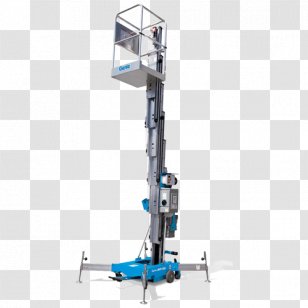 Aerial Work Platform Genie Elevator Architectural Engineering Equipment Rental - Heavy Machinery - Percussion Transparent PNG
