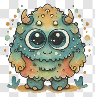 Cute Monster - Cute Cartoon Monster Transparent PNG