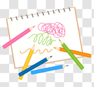 Color Pencil - Colorful Drawing With Pencils Transparent PNG