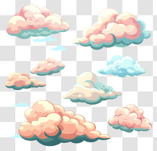 Cloud - Cartoon Clouds In The Sky Transparent PNG
