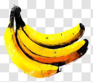 Banana Logo - Yellow Bananas Illustration Transparent PNG