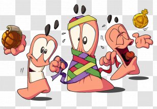Worms: Open Warfare 2 Worms Reloaded Battlegrounds Revolution - Heart - Worms_game Transparent PNG