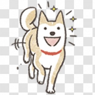 Dog Breed Shiba Inu Non-sporting Group Puppy Sticker - Flower Transparent PNG