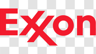 Exxon Mobil Logo - Exxon Logo In Red Transparent PNG