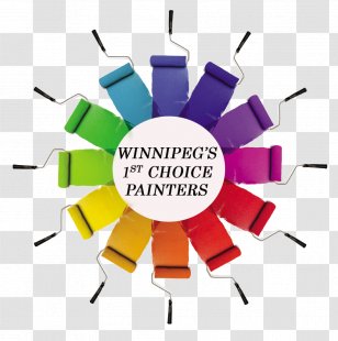 Paint Rollers Color Wheel Royalty-free - House Painter And Decorator Transparent PNG