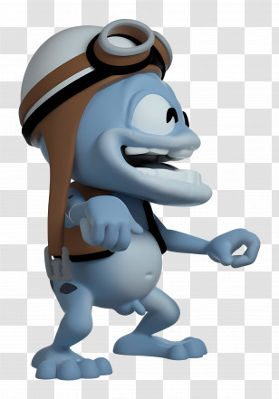 Crazy Frog - Side View Of Crazy Frog Transparent PNG