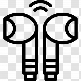 Airpods - Wireless Earbuds Icon Transparent PNG