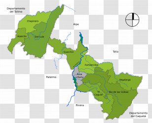 Neiva, Huila Chapinero Vegalarga Ceibas River Fortalecillas - Map Transparent PNG