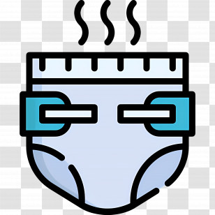 Diaper - Steaming Diaper Illustration Transparent PNG