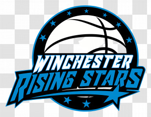 Winchester Rising Stars - Winchester Rising Stars Basketball Logo Transparent PNG