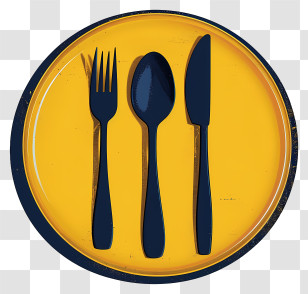 Cutlery Plate - Cutlery And Plate Icon Transparent PNG