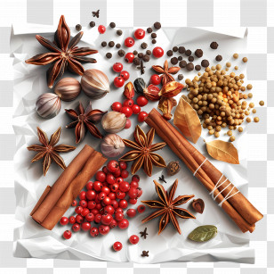 Exotic Spices - Assorted Spices And Herbs Transparent PNG