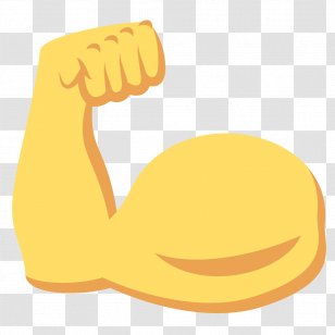 Muscle Arms Biceps Clip Art - Black - Muscles Transparent PNG