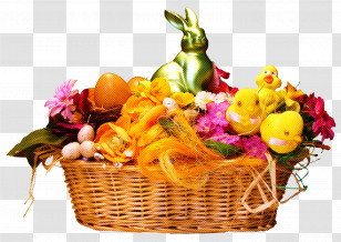 Basket Gift Basket Food Mishloach Manot Hamper Transparent PNG