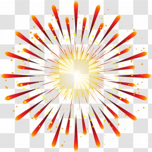 Fireworks Clip Art - Orange - Firework Transparent Image Transparent PNG