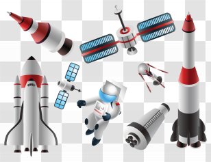 Astronaut Space Race Spacecraft Rocket Outer - Cosmic Astronauts Transparent PNG