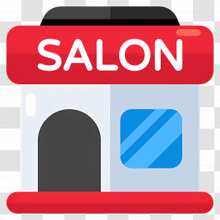 Beauty Salon - Cute Salon Building Transparent PNG