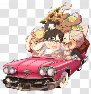 Vintage Car Motor Vehicle Graphics Illustration - Flower Transparent PNG