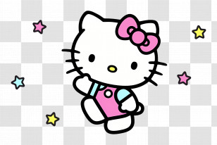 Hello Kitty - Hello Kitty Cute Cartoon Character Transparent PNG