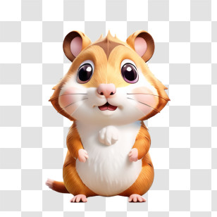 Cute Hamster - Cute Hamster Cartoon Illustration Transparent PNG