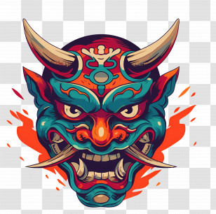 Devil Head Tattoo - Fierce Dragon Head Transparent PNG