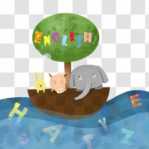Elephant Illustration - Organism - Rowing Transparent PNG