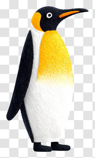 Emperor Penguin - Cute Penguin Standing Transparent PNG