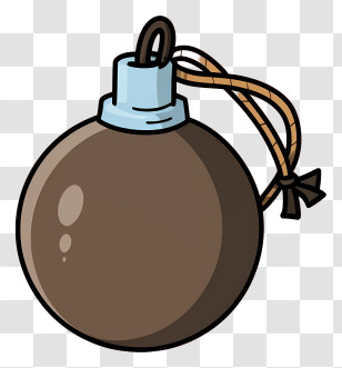 Keywords - Cartoon Bomb With Fuse Transparent PNG