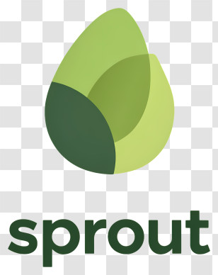 Sprout Logo - Sprout Leaf Logo Transparent PNG