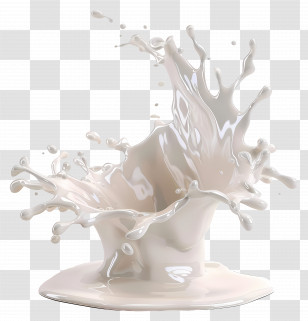 Splash Milk - Milk Splash Design Transparent PNG