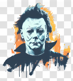 Michael Myers - Masked Horror Figure Transparent PNG