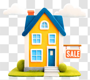 House For Sale - Small Cute Doodle House Transparent PNG