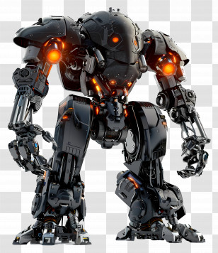 Military Robot - Advanced Futuristic Robot Design Transparent PNG