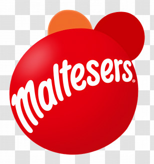 Maltesers - Maltesers Logo With Red Background Transparent PNG