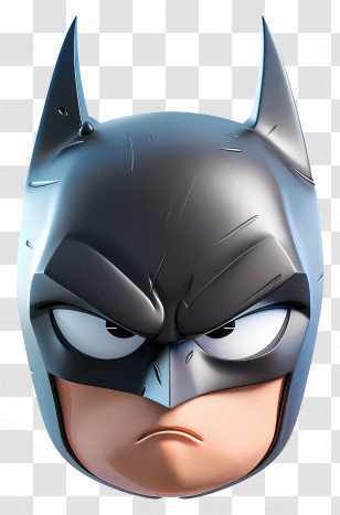 Batman - Cartoon Superhero Mask Transparent PNG