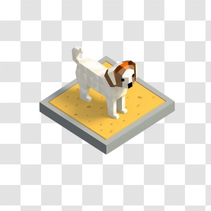 Little Dog - Pixel Art Dog Transparent PNG
