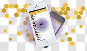 Smartphone BeeTalk Advertising Android Dots - Telephone Transparent PNG