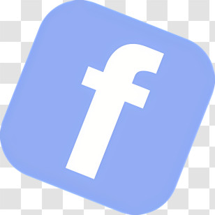 Web - Blue Facebook Logo Icon For Social Media Transparent PNG
