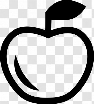 Apple - Silhouette - Leaf Transparent PNG