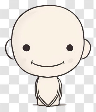 Emotes - Minimalist Cartoon Character Doodle Transparent PNG