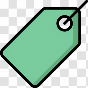 Price Tag - Green Tag For Sale Transparent PNG