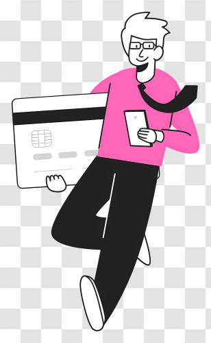Credit Card - Credit Card And Mobile Payment Illustration Transparent PNG